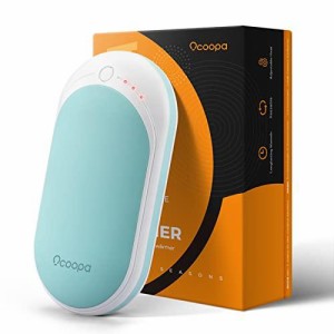 OCOOPA 充電式カイロ 電気カイロ 3階段温度調節 両面急速発熱 5200mAh モバイルバッテリー 小型サイズ 軽量 電気あんか 繰り返し使える 