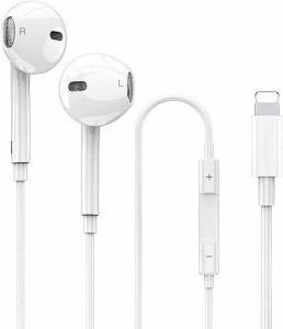 イヤホン 有線 iPhone MFi正規認証品 有線 イヤフォン純正 HIFI透明な音質 重低音 マイク付き 通話対応 音量調整 ヘッドホン コンパクト 