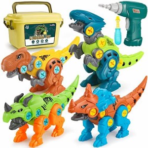 組み立て おもちゃ 恐竜 おもちゃ 2 3 4 5 6 歳 男の子 女の子 子供 人気 工具 知育玩具 ランキング 電動ドリル 大工さん 誕生日プレゼン