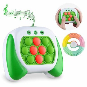 プッシュポップ ゲーム 電動 プッシュポップ 光る プッシュポップ バブル おもちゃ スクイズ玩具 知育玩具 かわいい 押すおもちゃ 3から1