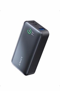 モバイルバッテリー PSE認証済み Anker Power Bank (10000mAh, 30W) ブラック（モバイルバッテリー 10000mAh 30W出力 大容量 LEDディスプ