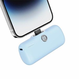 モバイルバッテリー PSE認証済み iWALK モバイルバッテリー 超小型 iPhone 4800mAh ライトニング コネクター内蔵 コードレス 軽量 直接充