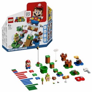 レゴ (LEGO) スーパーマリオ おもちゃ レゴ(R)マリオ(TM) と ぼうけんのはじまり  スターターセット クリスマスプレゼント クリスマス 男