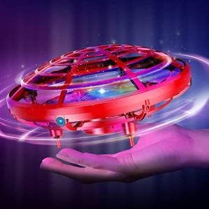 フライングボール DEERC ドローン こども向け 女の子 おもちゃ ラジコン 室内 ヘリコプター ドローン UFO ミニドローン ジェスチャー制御