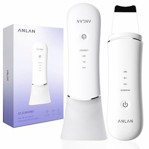 ANLAN プレミアム ウォーターピーリング 美顔器 超音波ピーリング 毛穴ケア 超音波 ems イオン ピーリング 一台4役 【磁気充電】 防水 男