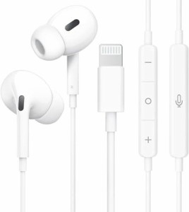 イヤホン【MFi認証品】有線「2024極上の新設計」iphone 純正 HiFi音質 通話可能 イヤホンマイク 快適な装着感 人間工学 絡み防止 有線 遅