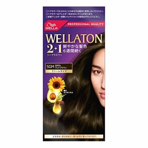 ウエラトーン 2+1 クリームタイプ 5GM 自然なマットブラウン 白髪染め 深い髪色リッチに輝く 医薬部外品 1個 (x 1)