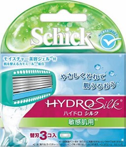 シック Schick ハイドロシルク 替刃 敏感肌用 (3コ入) 女性用 カミソリ