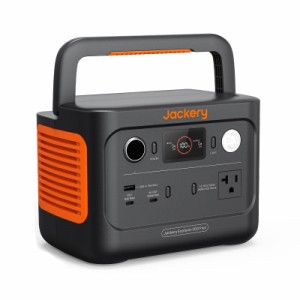 Jackery ポータブル電源 300 Plus リン酸鉄 288Wh/300W ポータブルバッテリー 家庭用 アウトドア用 バックアップ電源 純正弦波 AC(300W 