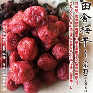 梅干し (小粒・小梅)300ｇ　無添加田舎の梅干し！　酸っぱい 辛い 昔のしそ漬け！　おかず 定番 最強 紫蘇梅 しそ梅　クエン酸たっぷり 