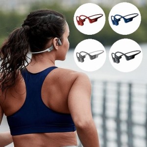 Shokz OpenRun ワイヤレス骨伝導イヤホン SKZ-EP-000003 高品質 急速充電 Bluetooth 5.1 伝導トランスデューサ IP67規格