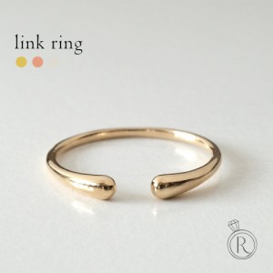 K18 リンク リング レディース リング 地金 指輪 ring 18k 18金 ゴールド アクセサリー シンプル 女性用 RAPA ラパ 送料無料