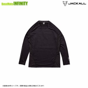 【SALE20％OFF】ジャッカル　フィールドテック クールインナーシャツ (ブラック) 【メール便配送可】 【bs014】