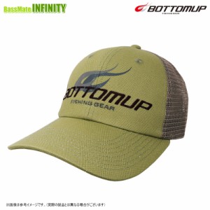 ボトムアップ BOTTOMUP　トラッカーメッシュキャップ (オリーブ) 【23sa】