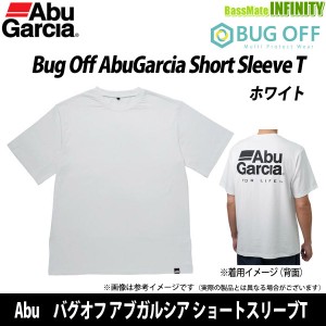 ●アブガルシア Abu　バグオフ アブガルシア ショートスリーブT ホワイト 【メール便配送可】 【23sa】