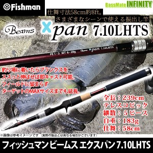 ●Fishman フィッシュマン　Beams ビームス Xpan エクスパン 7.10LHTS 