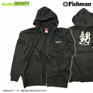 ●Fishman フィッシュマン　魚男フルジップパーカー ブラック 