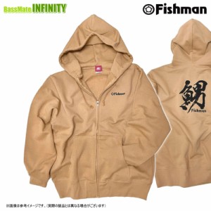 ●Fishman フィッシュマン　魚男フルジップパーカー サンドカーキ 