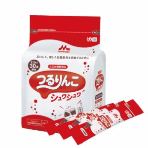 トロミ剤 森永クリニコ つるりんこシュワシュワ 2.5g×30本 嚥下補助 炭酸 透明 無味無臭 溶けやすい 株式会社リブドゥコーポレーション 