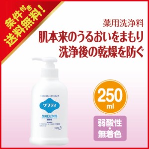 スキンケア 花王 ソフティ 薬用洗浄料 250mL 医薬部外品 無着色 医薬部外品 ボディソープ 清拭 衛生的 リフレ公式通販