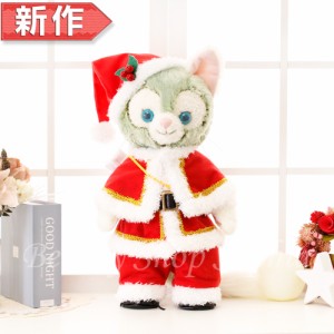 ジェラトーニ用 ケープ付クリスマスコスチューム 服 単品 ぬいぐるみ別売【オリジナル ハンドメイド】 赤 レッド サンタ ぬいぐるみSサイ