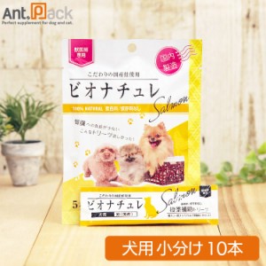 ビオナチュレ 鮭 投薬補助トリーツ 犬用 10g×10本（小分け） ※お1人様6セット限り(4560275080436)