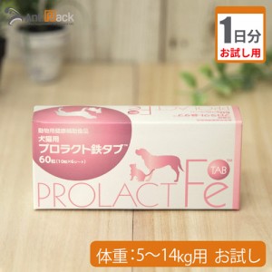 【お試し1日分】共立製薬 プロラクト鉄タブ 犬用 体重5kg〜14kg用 2粒 1日分