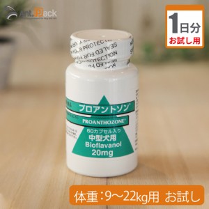 【お試し1日分】共立製薬 プロアントゾン20mg　（中型犬用）　体重9kg〜22kg用 1カプセル