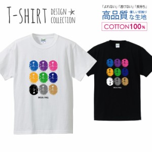 スカル デザイン Tシャツ メンズ サイズ S M L LL XL 半袖 綿 100% よれない 透けない 長持ち プリントtシャツ コットン