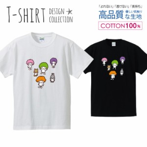 可愛いキャラクター Tシャツ メンズ サイズ S M L LL XL 半袖 綿 100% よれない 透けない 長持ち プリントtシャツ コットン