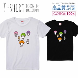 可愛いキャラクター Tシャツ レディース ガールズ かわいい サイズ S M L 半袖 綿 プリントtシャツ コットン ギフト 人気 流行 ハイクオ