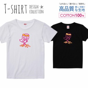 可愛い 姫 Tシャツ レディース ガールズ かわいい サイズ S M L 半袖 綿 プリントtシャツ コットン ギフト 人気 流行 ハイクオリティー