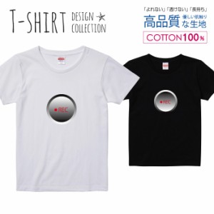 録音 Tシャツ レディース ガールズ かわいい サイズ S M L 半袖 綿 プリントtシャツ コットン ギフト 人気 流行 ハイクオリティー