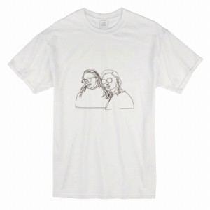 Tシャツ ホワイト 大人 ユニセックス メンズ レディース ビッグシルエット 半袖 ロンT 白T ロゴ シンプル 大きいサイズ 大きめサイズ カ