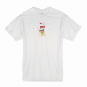 Tシャツ ホワイト 大人 ユニセックス メンズ レディース ビッグシルエット 半袖 ロンT 白T ロゴ シンプル 大きいサイズ 大きめサイズ 渋