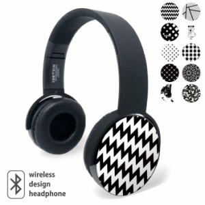 Bluetooth ワイヤレス イヤホン ヘッドホン ヘッドフォン ブルートゥース ゲーミング ヘッドセット デザイン 重低音 プリント ガジェット