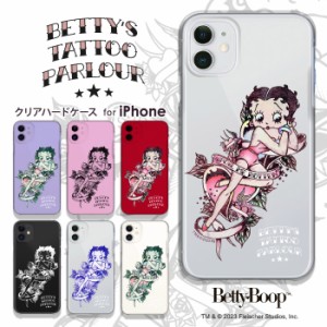 ベティー ブープ(TM) スマホケース iPhoneケース ハードケース クリアタイプ スマホカバー タトゥー tattoo ベティーちゃん 正規品 Betty