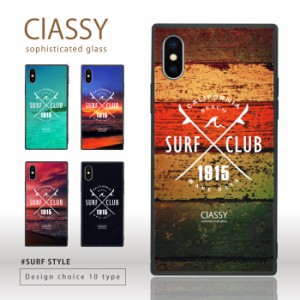 2020年 四角い スマホケース 耐衝撃 強化ガラス iPhone ケース TPU ハードケース 光沢 カラー サーフ サーフィン サーフボード 海 波のり