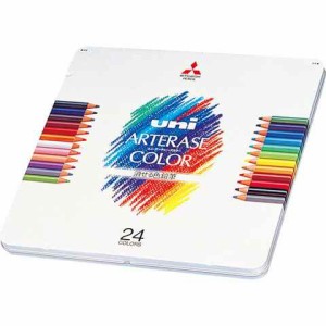 三菱鉛筆 消せる色鉛筆 ユニ アーテレーズカラー 24色セット uni デザイン イラスト スケッチ 送料無料