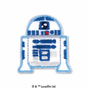 スター・ウォーズ ワッペン R2-D2 3.8×3.6cm アイロン接着 シール両用 入園 入学 目印 パイオニア 送料無料