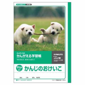 かんがえる学習帳 かんじのおけいこ 84字 リーダー入り 送料無料