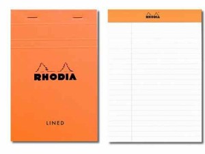 【RHODIA/ロディア】ブロックロディア No.16 オレンジ 横罫 cf16600 送料無料