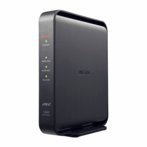 BUFFALO バッファロー Wi-Fi6（11ax）対応無線LANルーター 1201＋300Mbps IPv6 WSR-1500AX2L/D