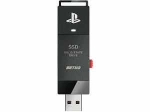 BUFFALO バッファロー PlayStation5 公式ライセンス商品 ポータブルSSD スティック ブラック 2.0TB SSD-SAO2.0U3-B