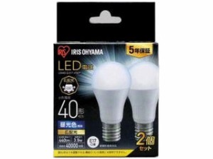 IRIS OHYAMA/アイリスオーヤマ LED電球 E17 広配光2P 昼光色 40形(440lm) LDA4D-G-E17-4T62P