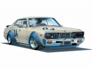 AOSHIMA アオシマ 1/24 ワークスの鷹 No.6 グロリア330ワークス