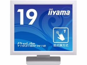 iiyama 飯山 SXGA対応 19型タッチパネル液晶ディスプレイ/D-sub、HDMI、DP/ホワイト/スピーカー T1931SR-W1S