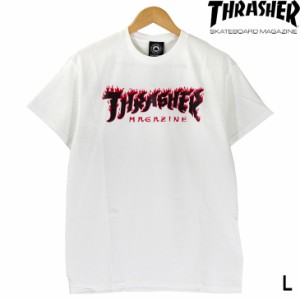 THRASHER スラッシャー 【特別価格！】THRASHER Tシャツ 白 311554　L