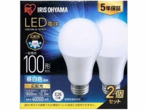 IRIS OHYAMA/アイリスオーヤマ LED電球 E26 広配光2P昼白色100形(1600lm) LDA12N-G-10T62P