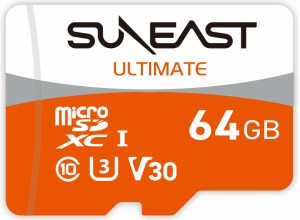 SUNEAST サンイースト マイクロSDXCカード SUNEAST ULTIMATE MicroSDカード 64GB SE-MSDU1064E095